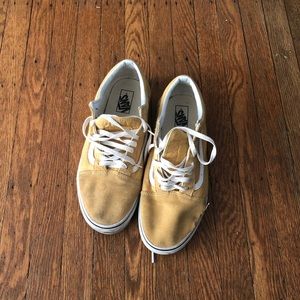Men’s Yellow Classic Vans - Size 12